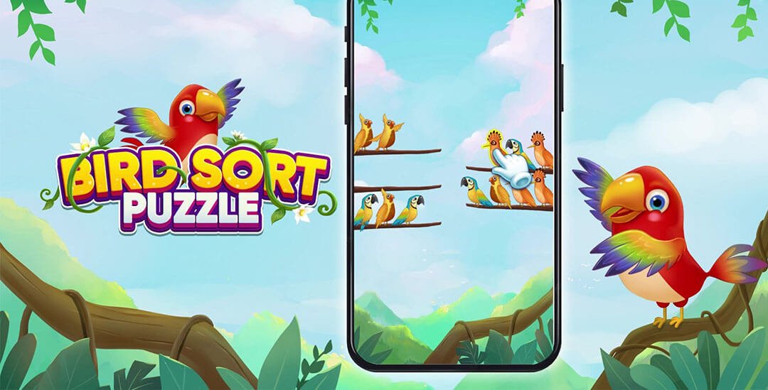 Bird Sort Color Puzzle: Relaxing Challenge for Bird Lovers!