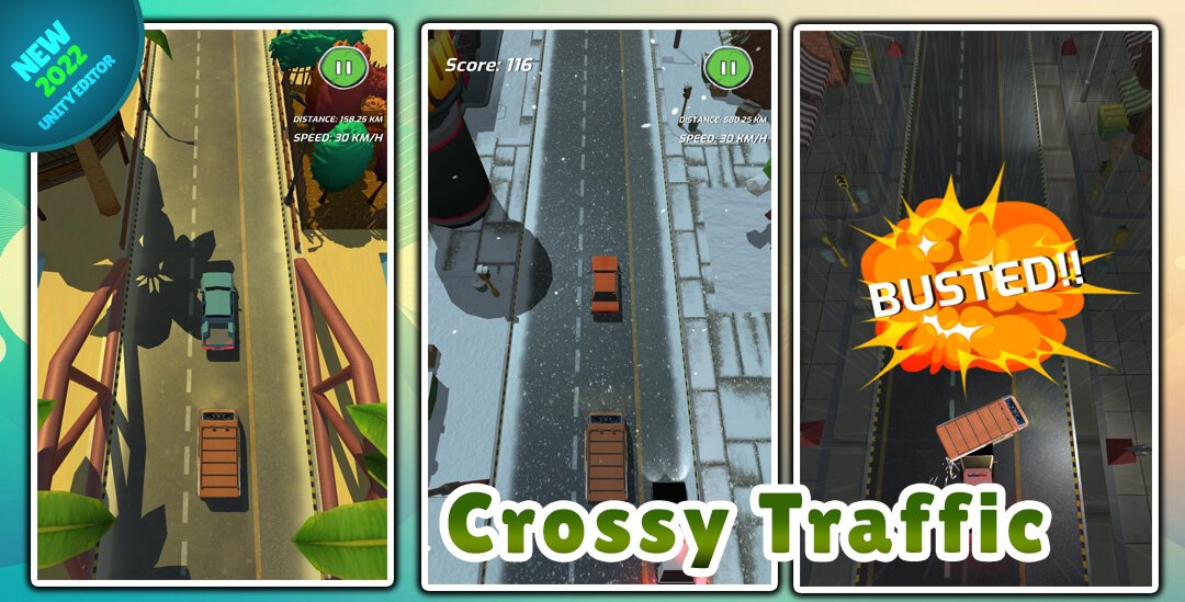 Buy Crossy Traffic Unity Game Project: Build a Cloned Game