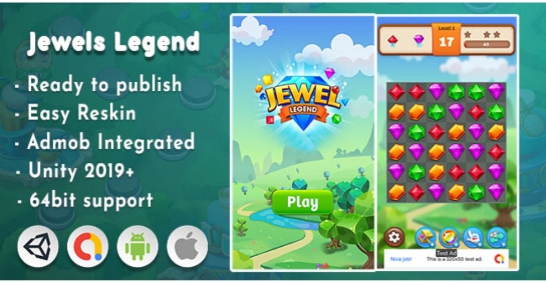 Buy Jewels Legend – Unity Project