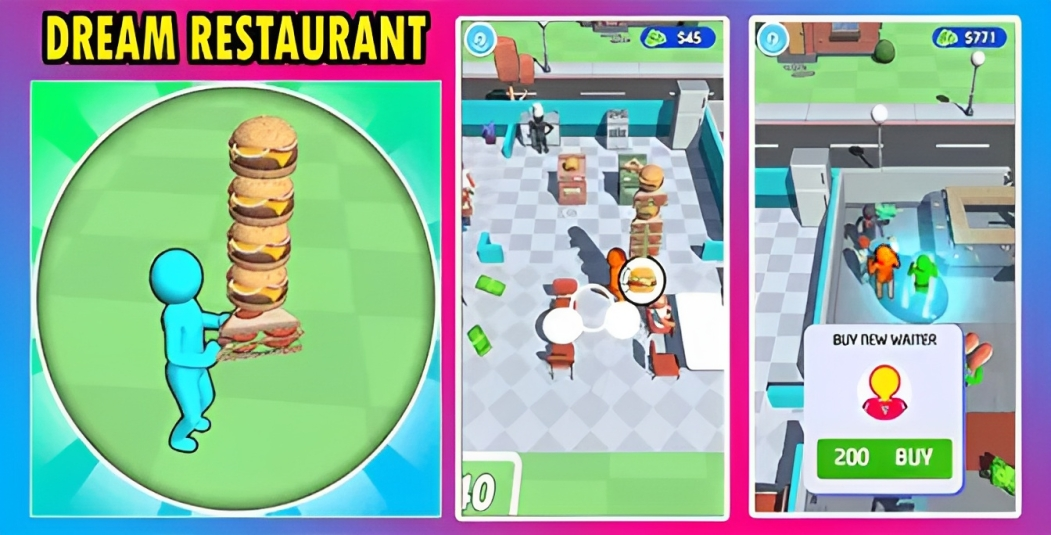 Explore Culinary Creativity in Dream Restaurant 3D Game