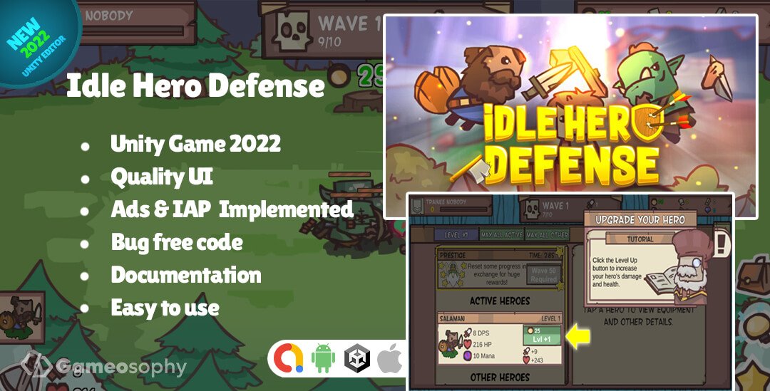 Idle Hero Defense: Recruit Heroes & Conquer Endlessly