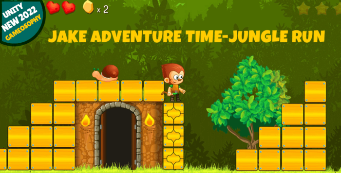 Jungle Run Game-Jake Adventure Time