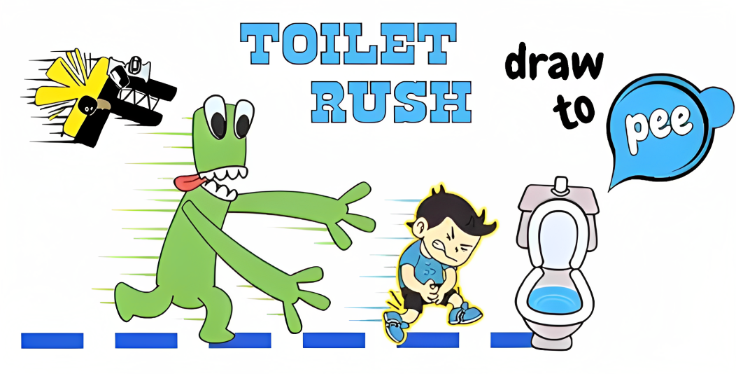 Play Toilet Rush Race: Draw Puzzle Game