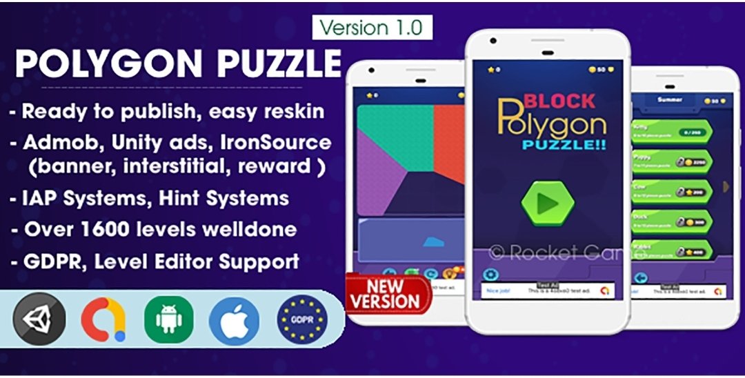 Polygon Block Puzzle: Free Match-3 Game