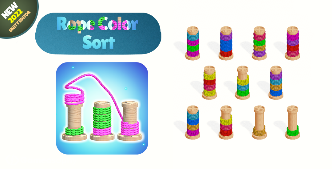 Rope Color 3D: Sort & Conquer the Colorful Puzzle Challenge