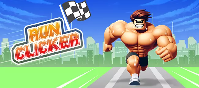 Run Clicker: Tap Muscle Up - Addictive Tap Game