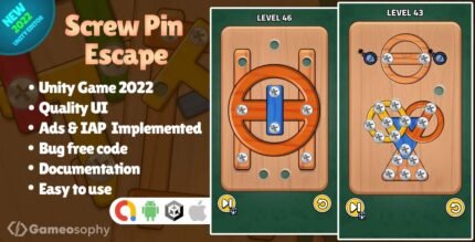 Screw Pin Escape: Unity Game for Puzzle Enthusiasts