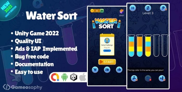 Water Sort - color puzzle game